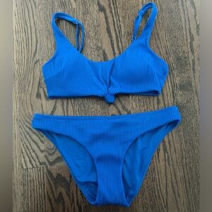 Blue hollister bathing suit
